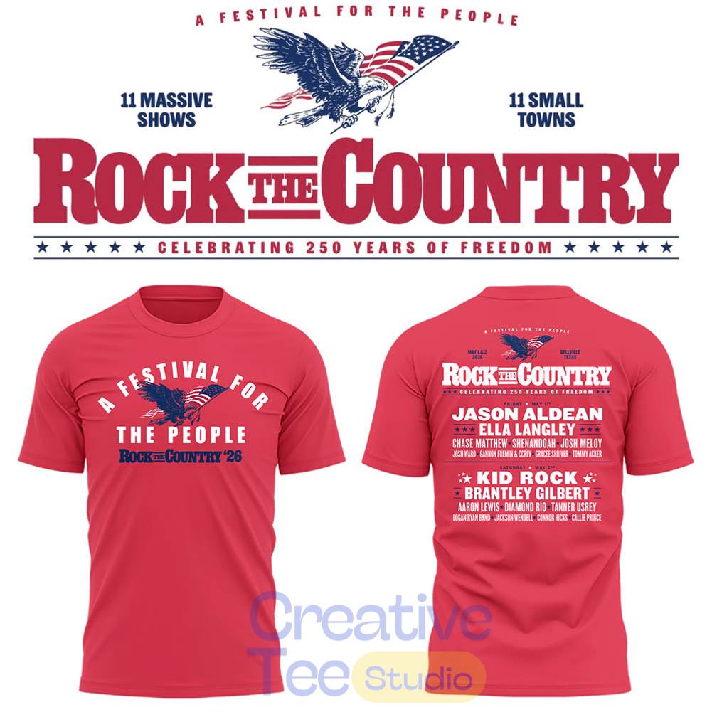 Rock the Country Celebrate 250 Years of Freedom Tee Hoodie