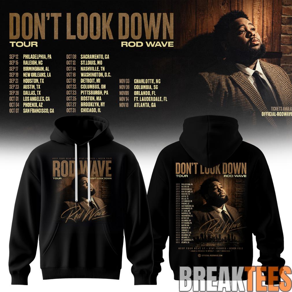 Rod Wave – Don’t Look Down Tour 2026 Hoodie