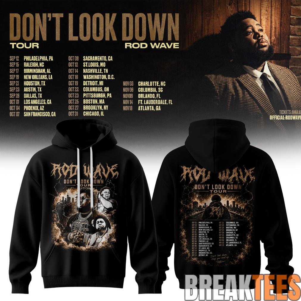 Rod Wave – Don’t Look Down Tour 2026 Hoodie