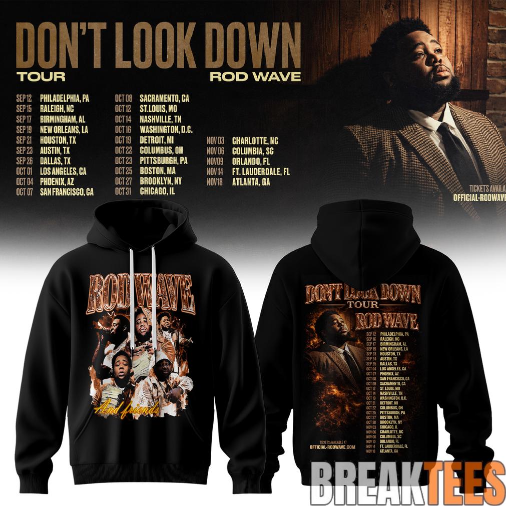 Rod Wave – Don’t Look Down Tour 2026 Hoodie