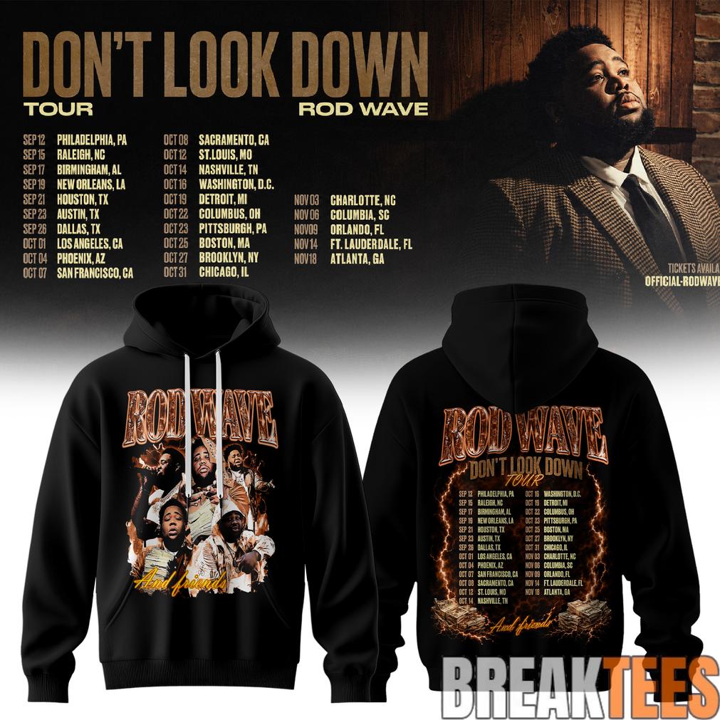 Rod Wave – Don’t Look Down Tour 2026 Hoodie