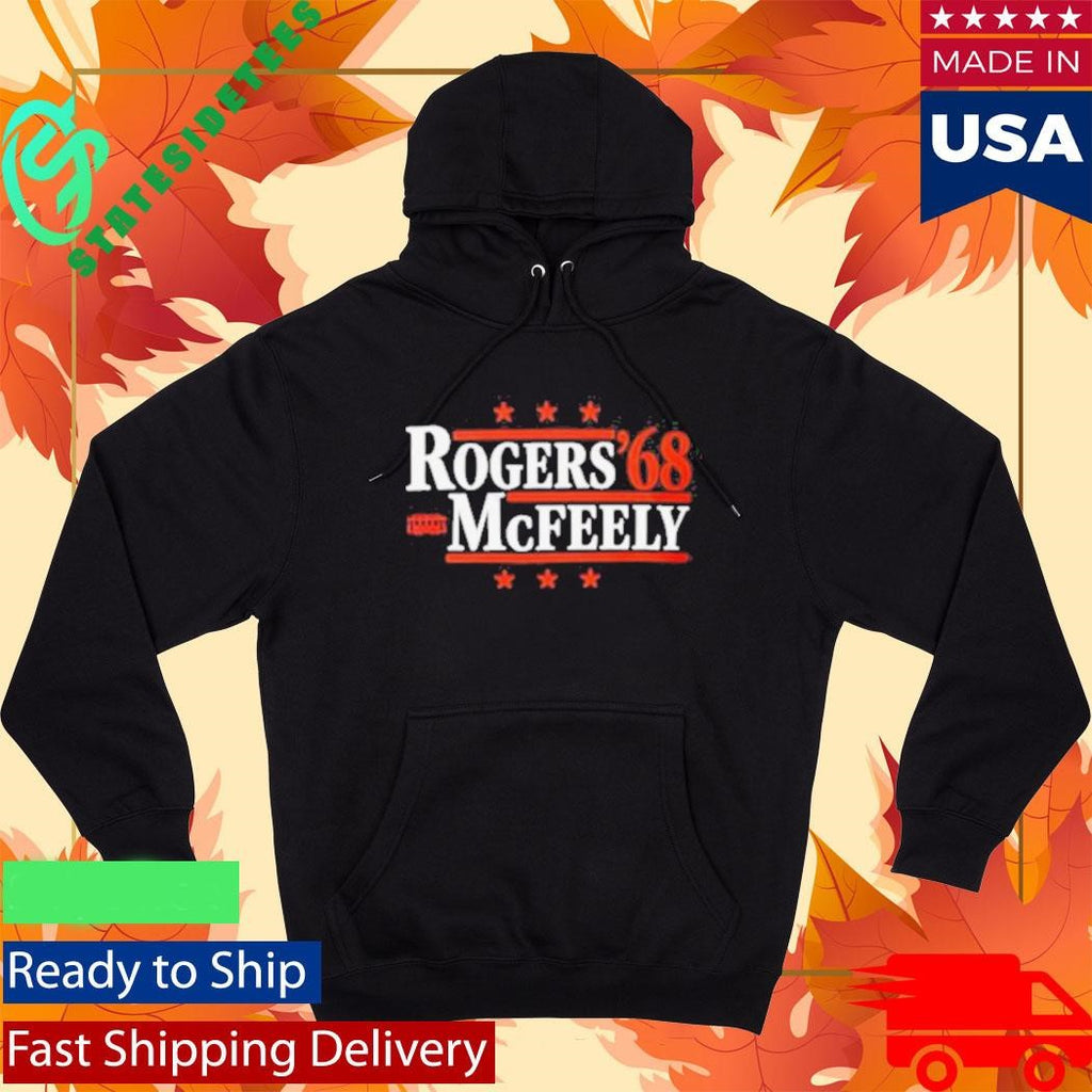 Rogers McFeely 68 Retro Trolley Neighborhood Political Shirt