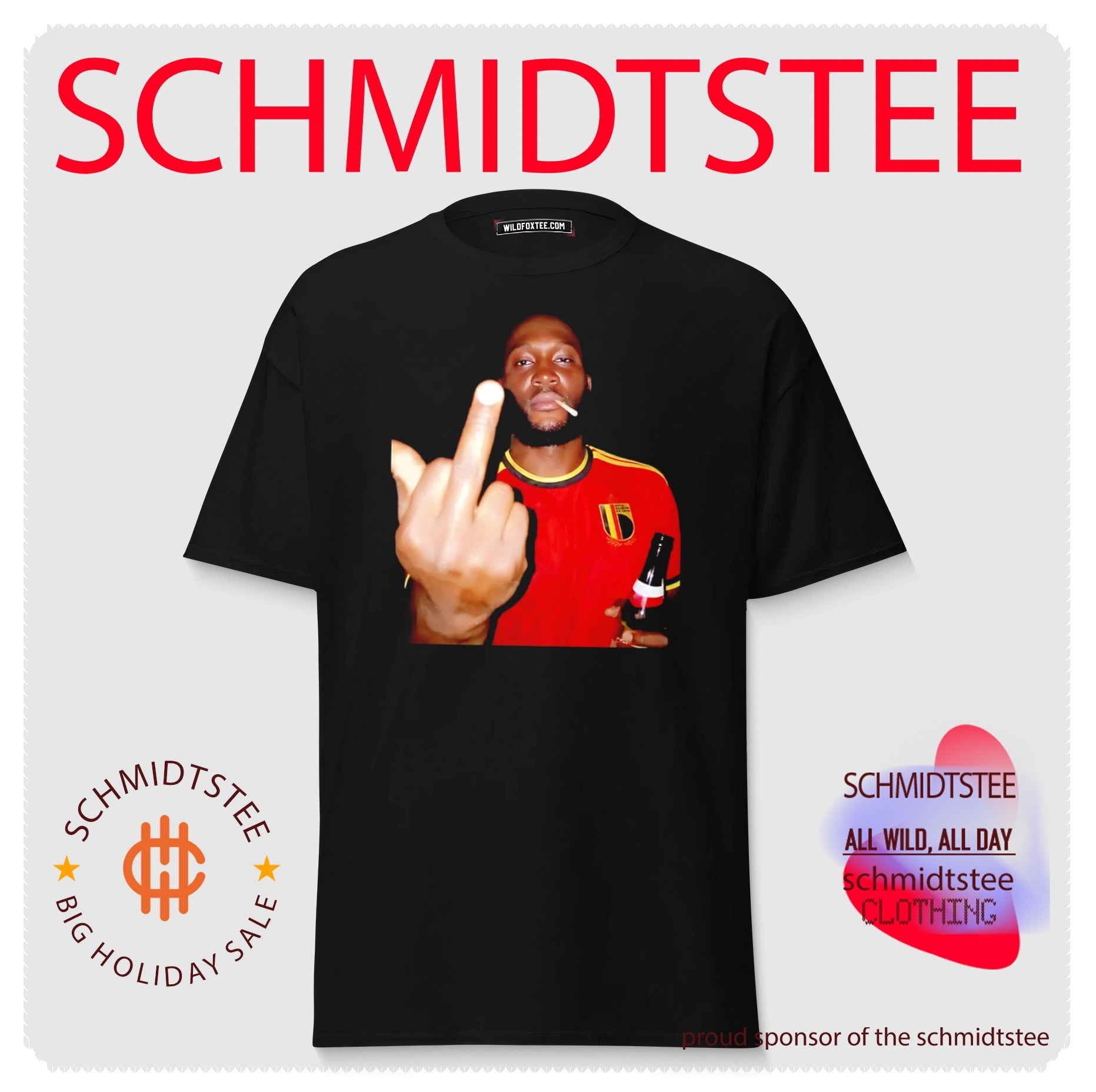 Romelu Lukaku Belgium National Team Middle Finger shirt