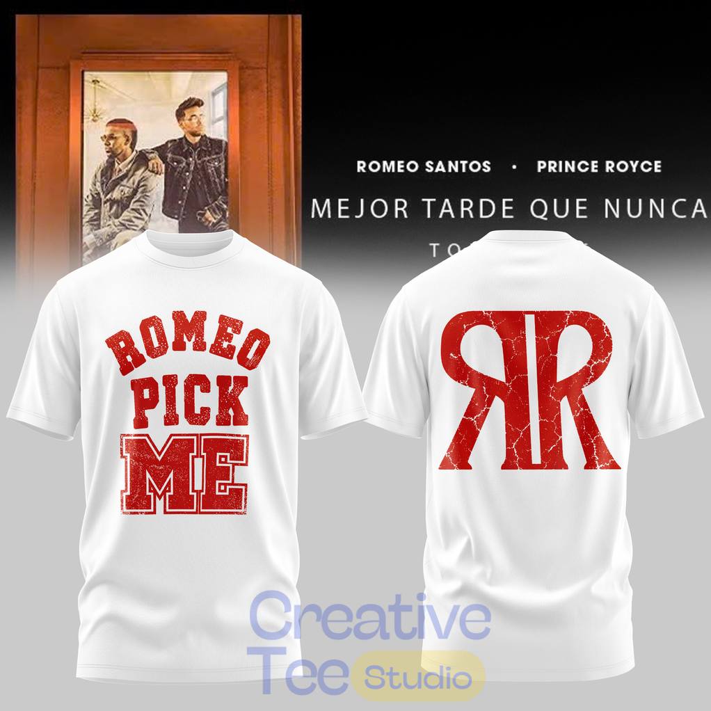 Romeo Santos & Prince Royce Mejor Tarde Que Nunca Tour 2026 Special Tee