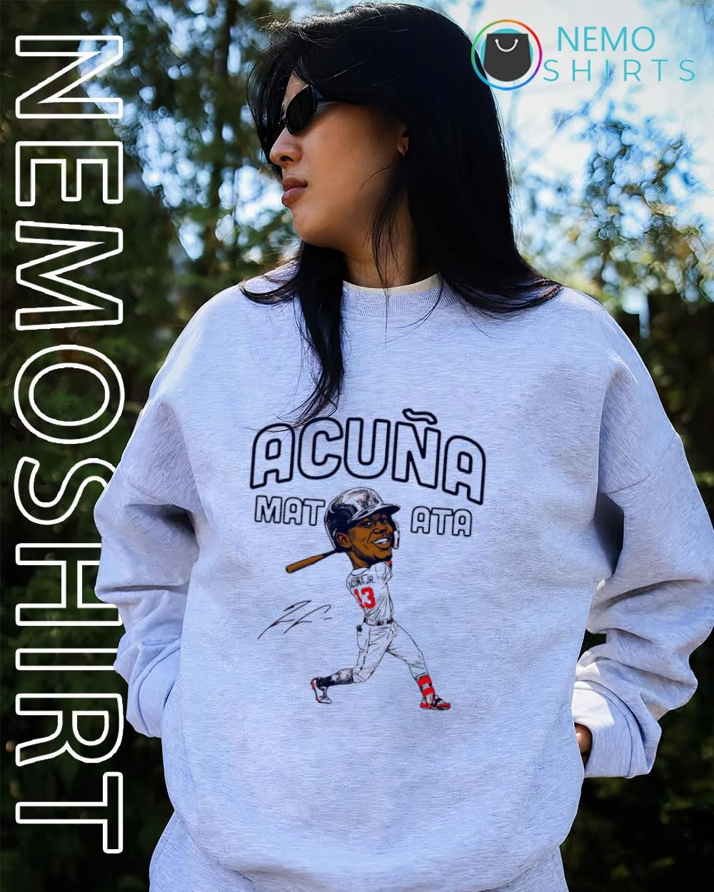 Ronald Acuna Acuna Matata Atlanta Braves player signature shirt