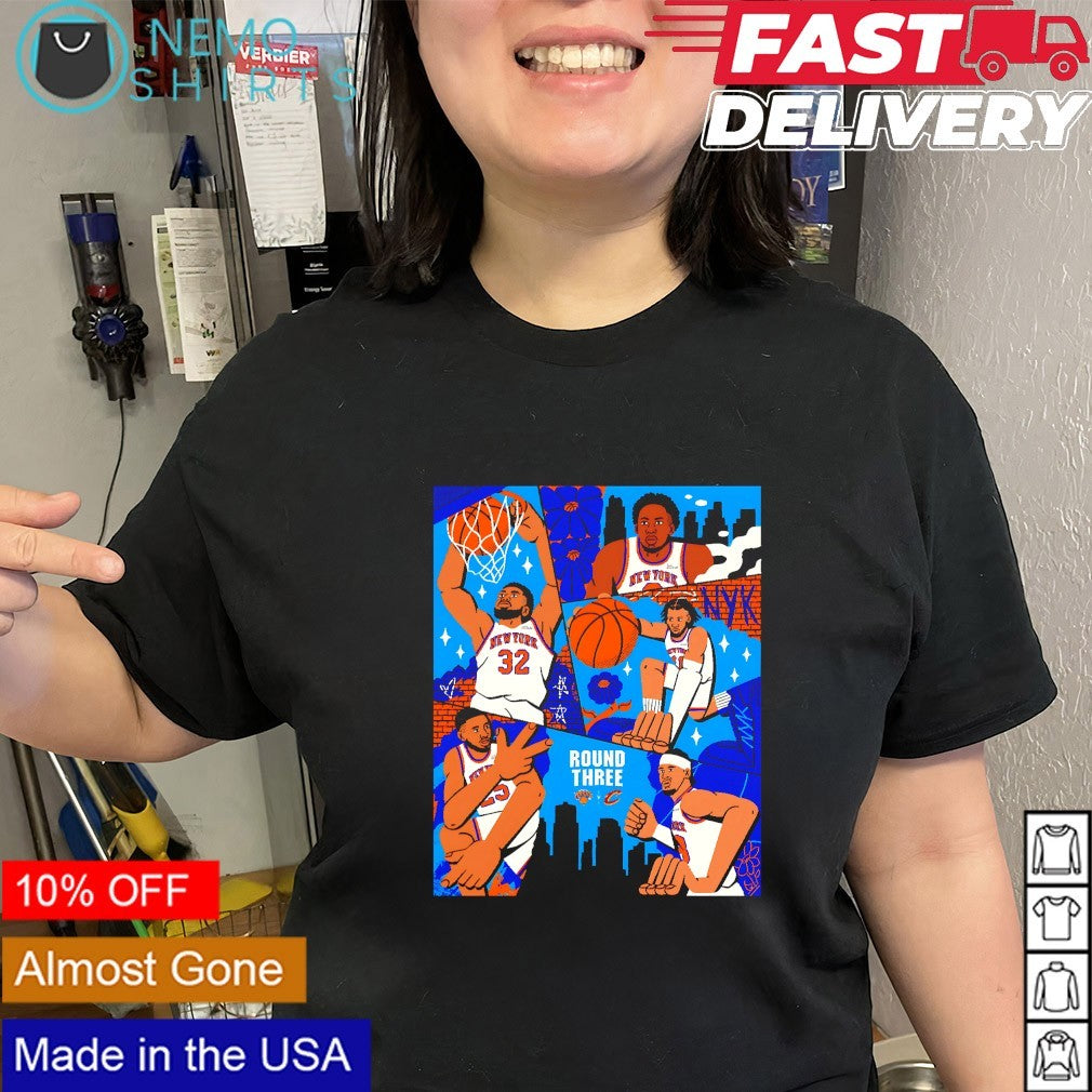 Round Three New York Knicks and Cleveland Cavaliers during a playoff run shirt