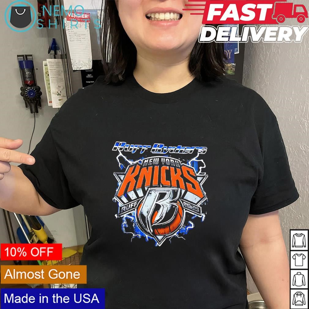 Ruff Ryders and New York Knicks collab logo shirt