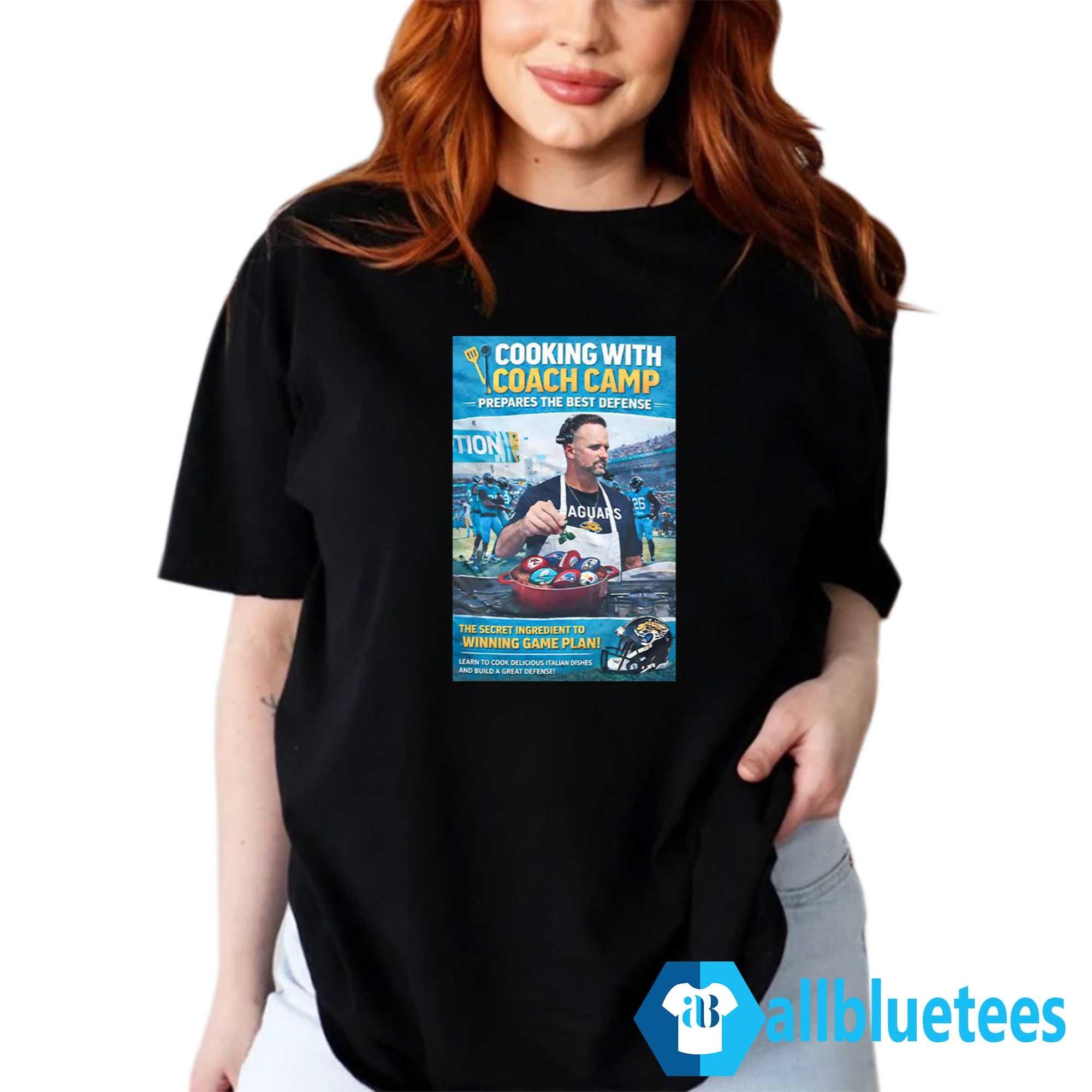 Ryan Nielsen Jaguars Cooking With Coach Camp Shirt