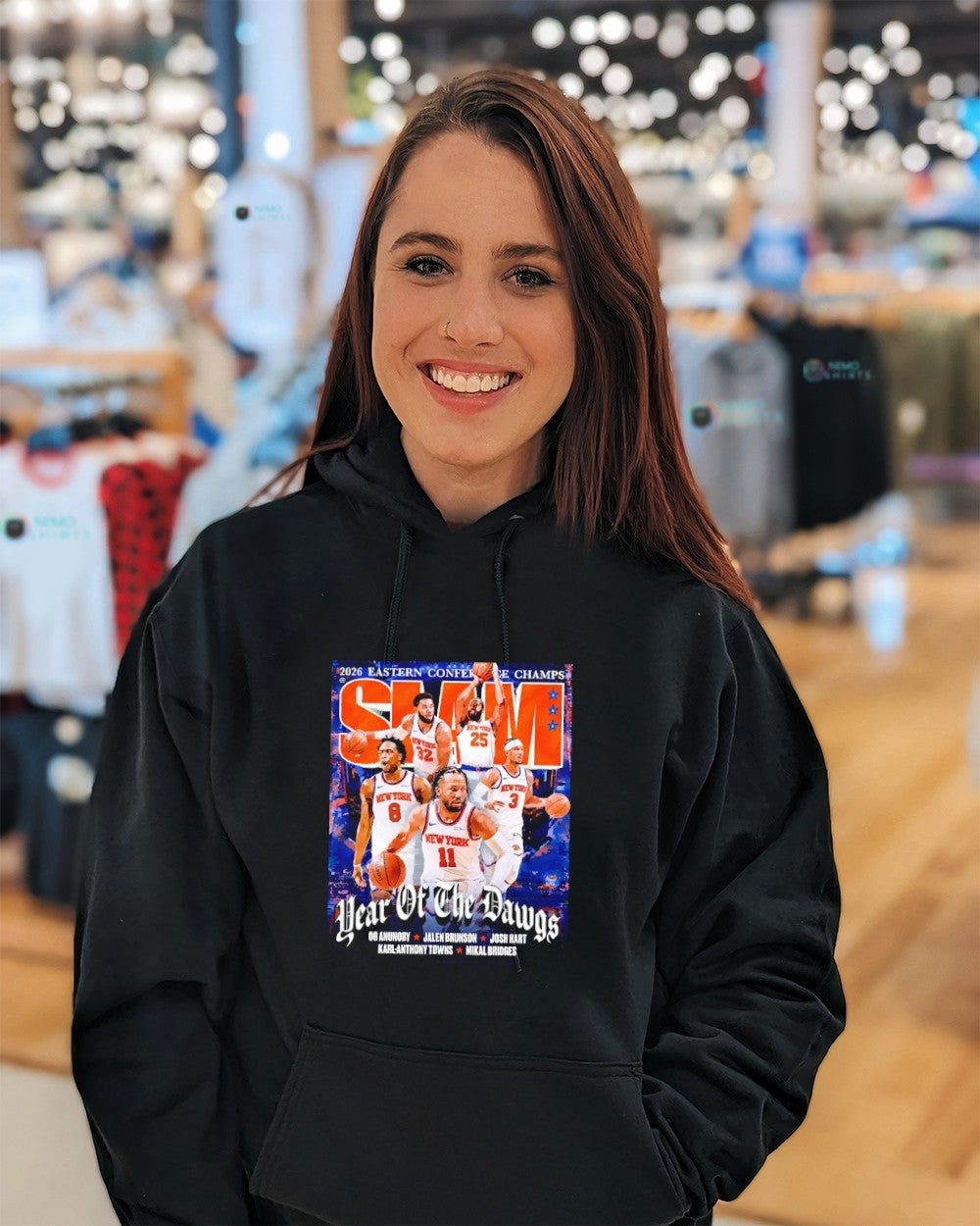 SLAM New York Knicks hear of the dawgs 2026 Eastern Conference champs shirt