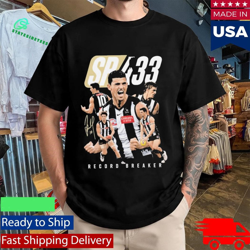 SP433 Record Breaker Games Footy Milestone Shirt