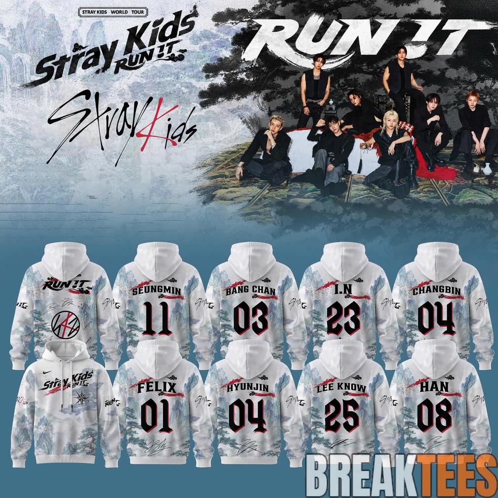 STRAY KIDS RUN IT WORLD TOUR 2026 Edition Hoodie