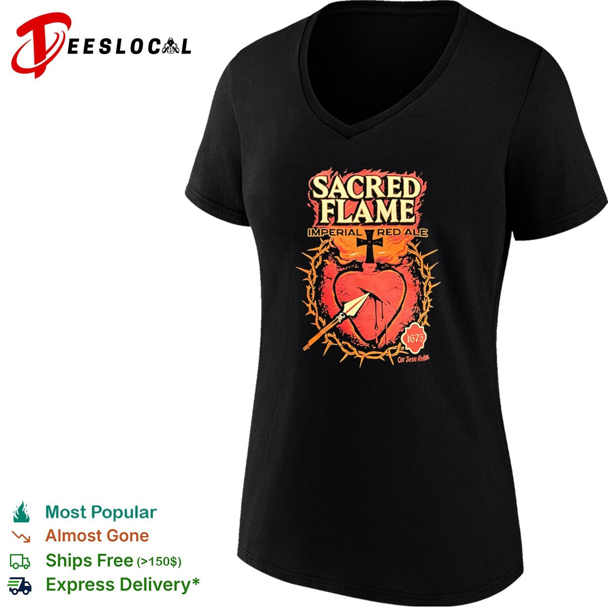 Sacred Flame Imperial Red Ale 1675 shirt