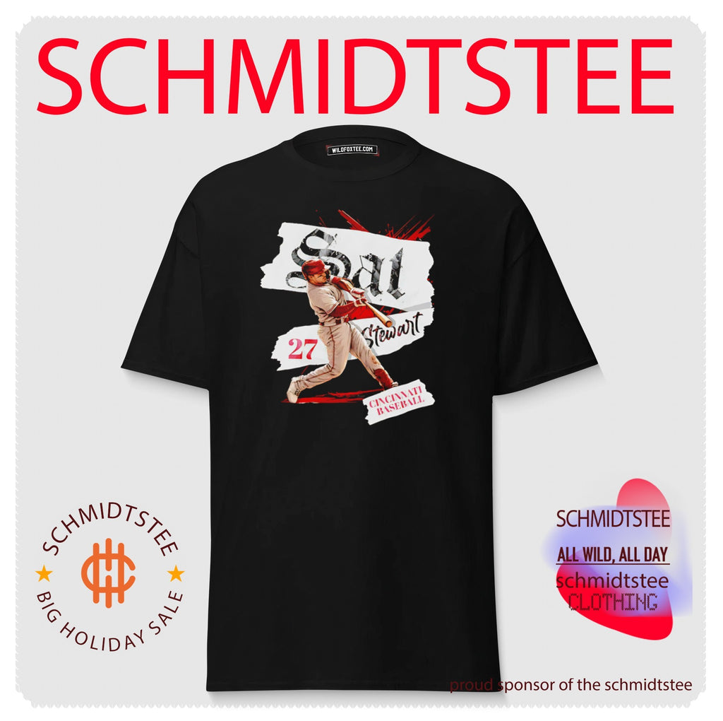Sal Stewart Cincinnati Baseball 27 MLB Player Name shirt