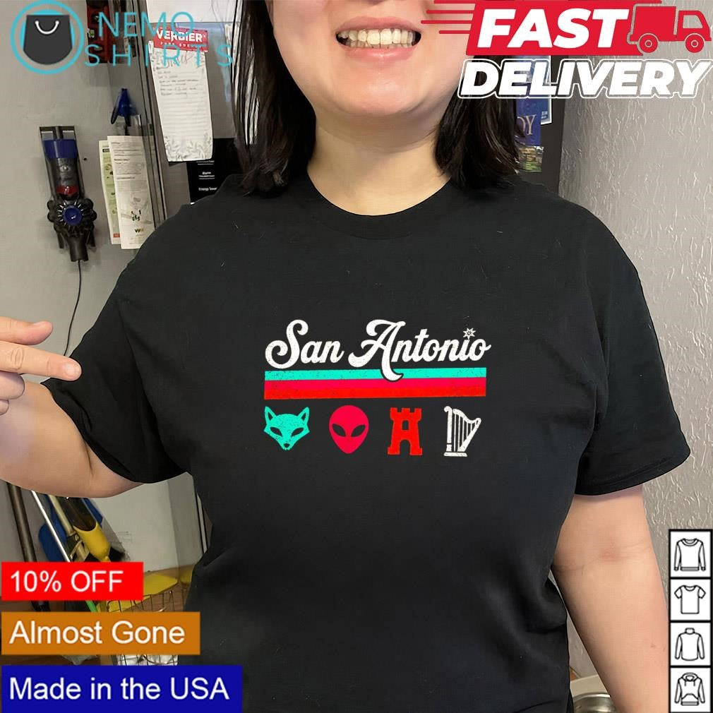 San Antonio Fox Alien Castle Harper shirt