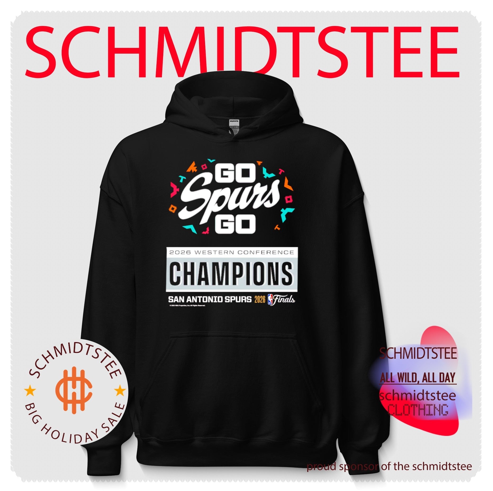 San Antonio Spurs 2026 NBA Finals Western Conference Champions shirt