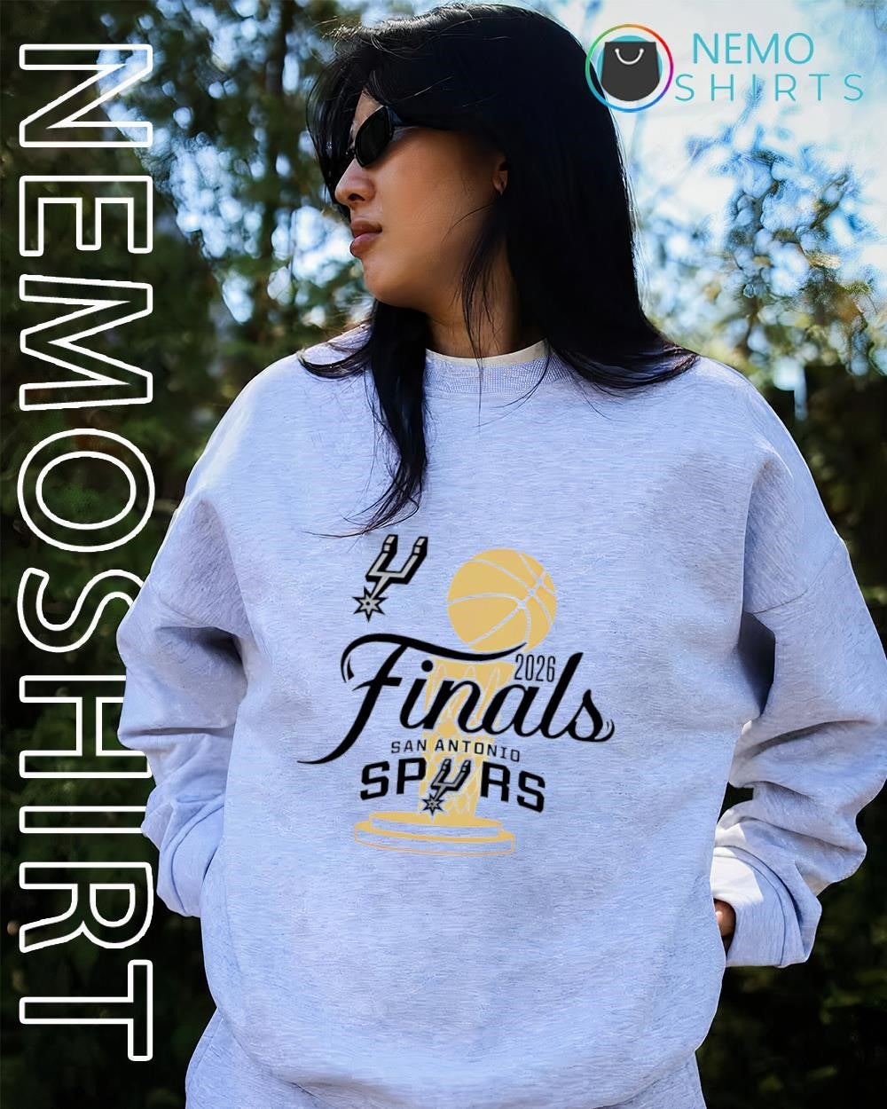 San Antonio Spurs 2026 NBA Finals vintage trophy shirt