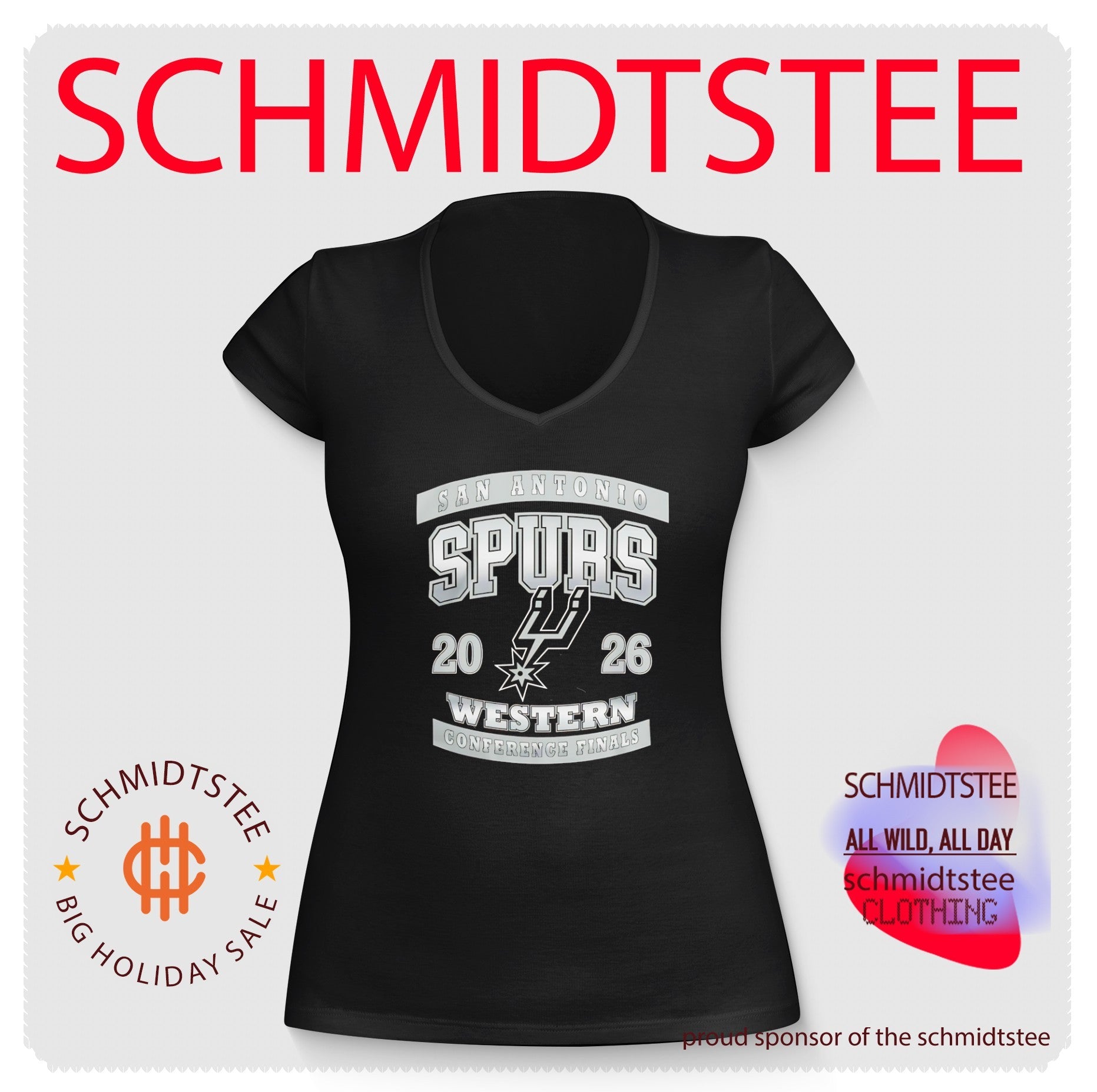San Antonio Spurs 2026 West Conference Finals shirt