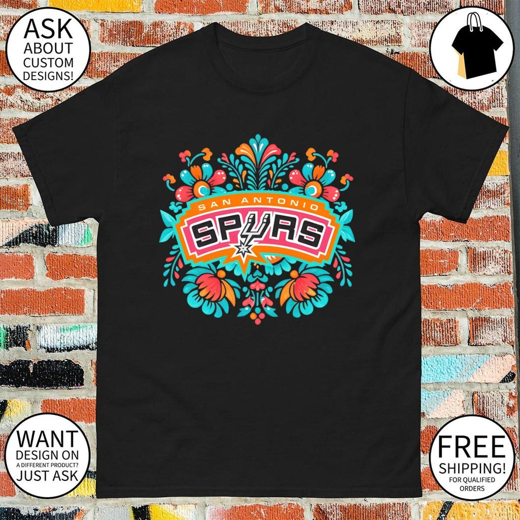 San Antonio Spurs Fiesta Basketball Floral NBA Playoffs 2026 shirt