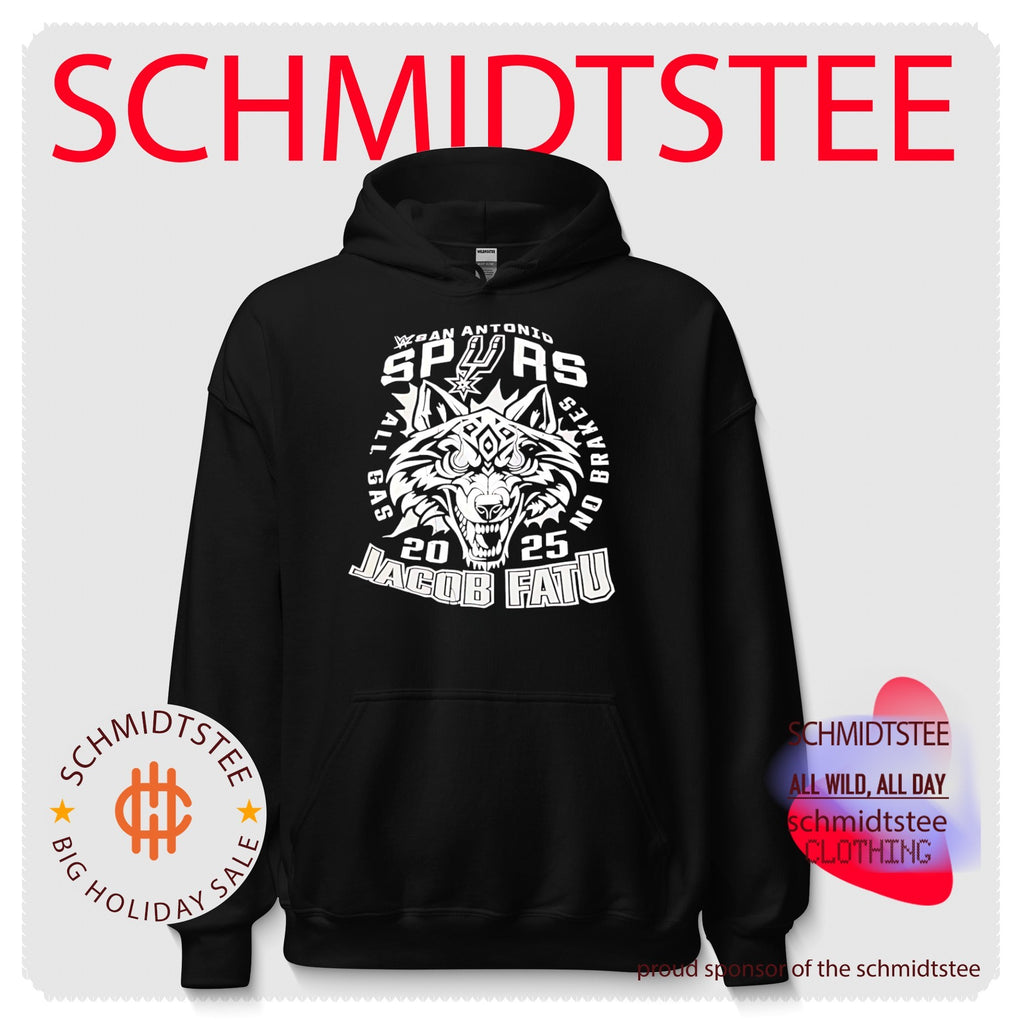 San Antonio Spurs Jacob Fatu 2025 wolf graphic shirt