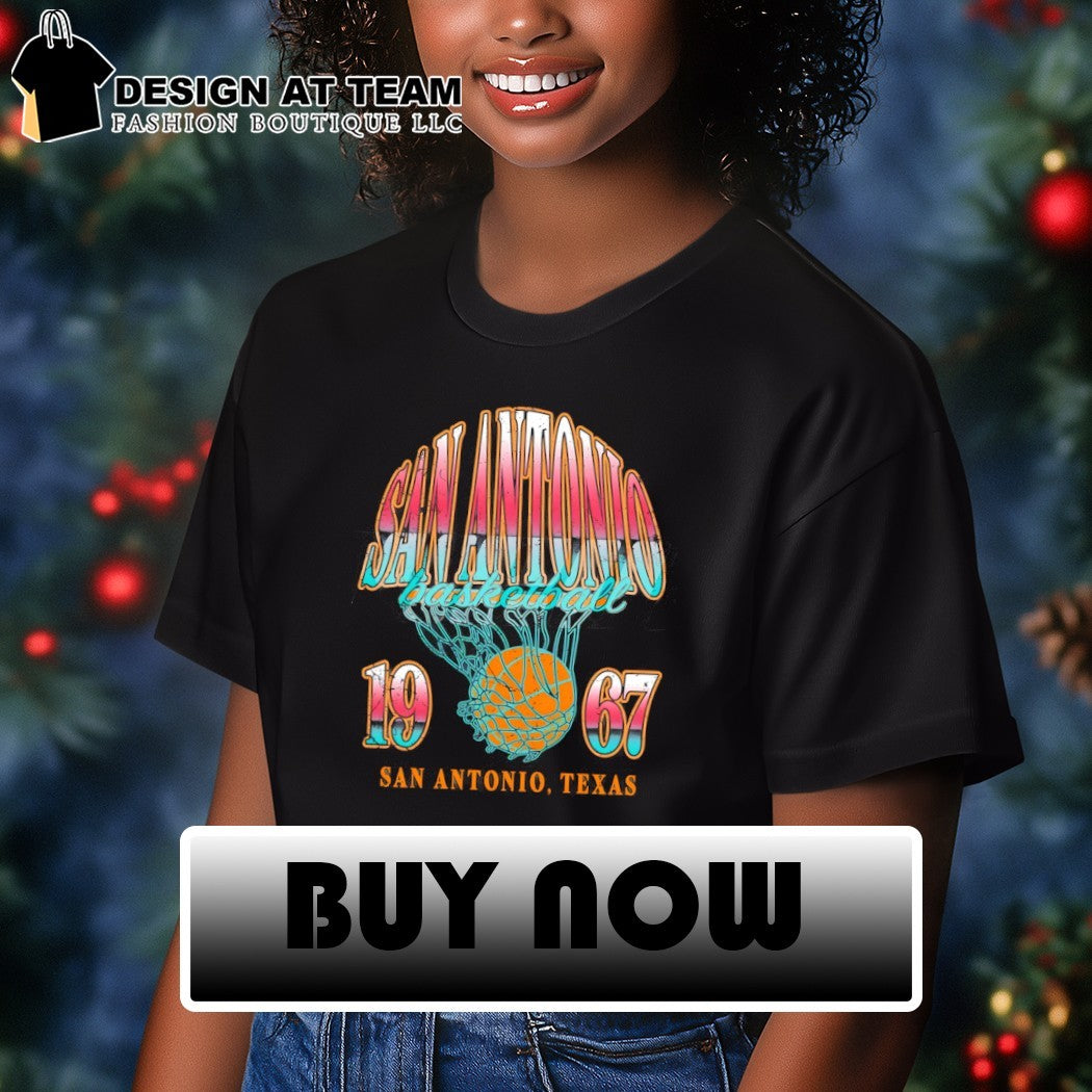 San Antonio Spurs NBA Basketball 1967 San Antonio Texas shirt