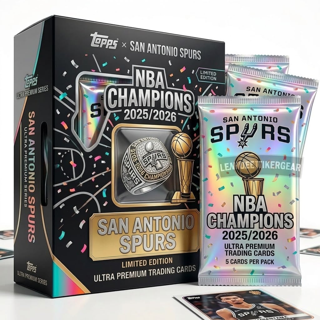 San Antonio Spurs NBA Champions 2025/2026 Trading Card Box Set