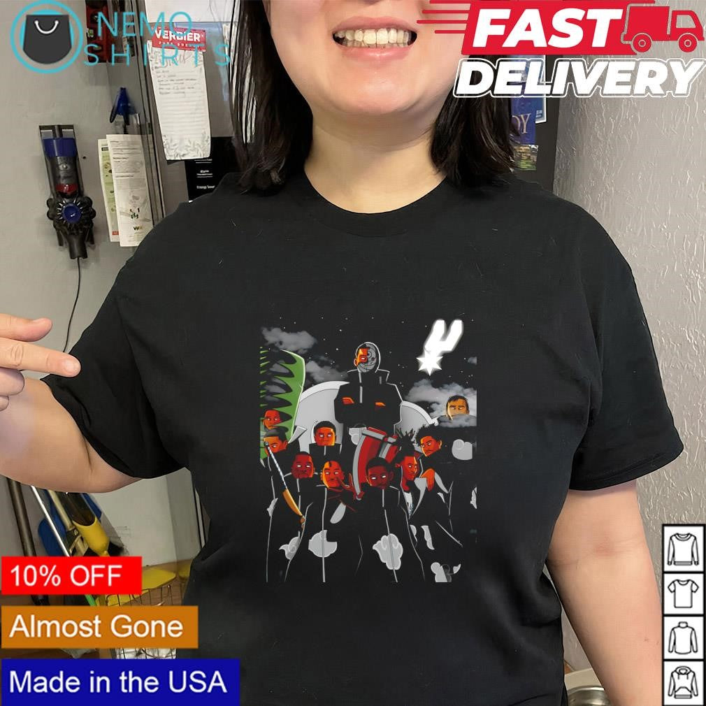 San Antonio Spurs Naruto Akatsuki team shirt