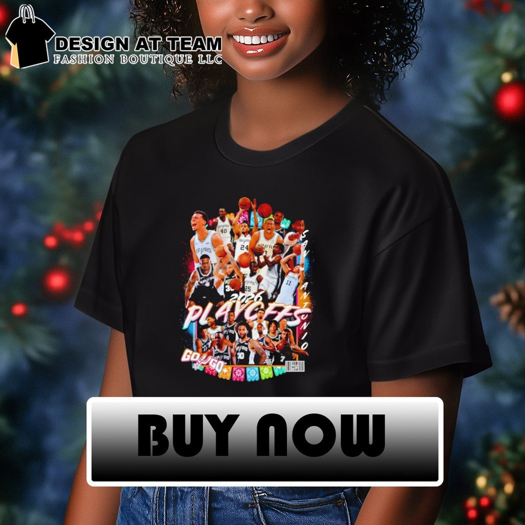 San Antonio Spurs Playoff NBA Basketball Go Spurs Go 2026 shirt