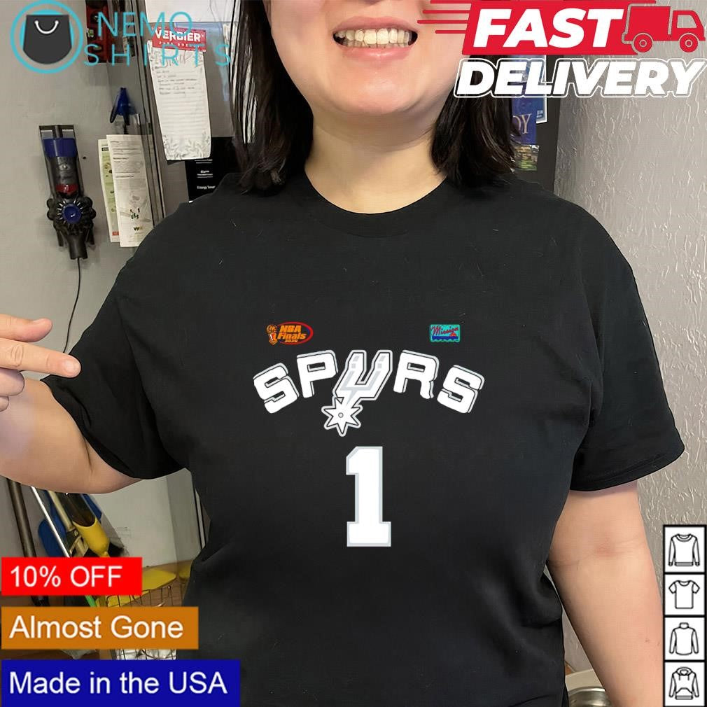 San Antonio Spurs Victor Wembanyama number 1 shirt