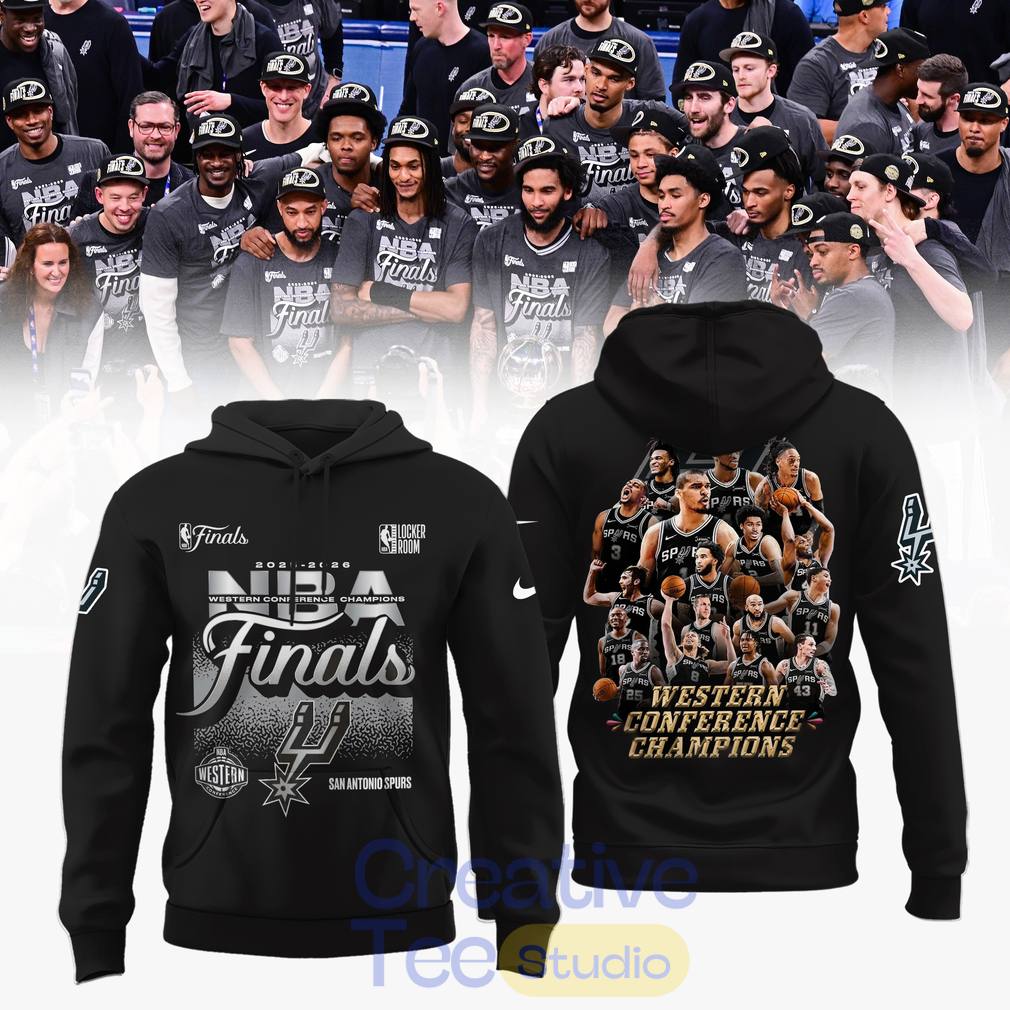 San Antonio Spurs Western Conference Champions 2026 Special Tee Hoodie