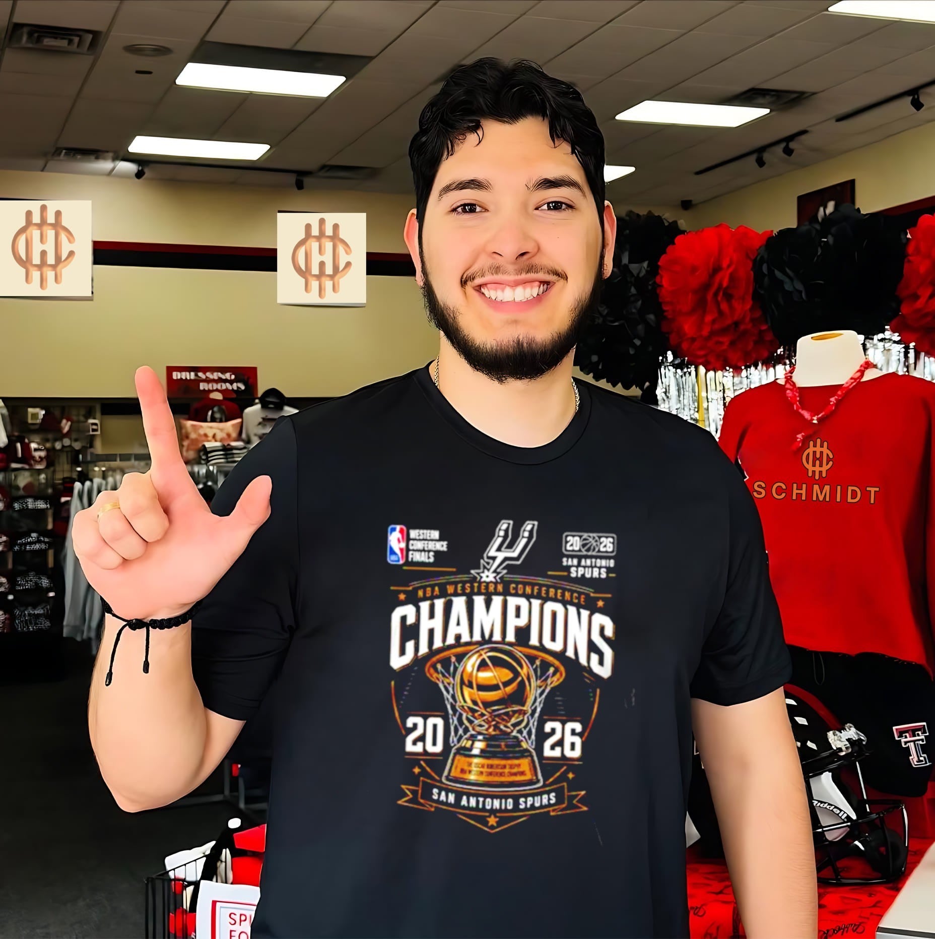 San Antonio Spurs Western Conference Champions 2026 trophy vintage shirt