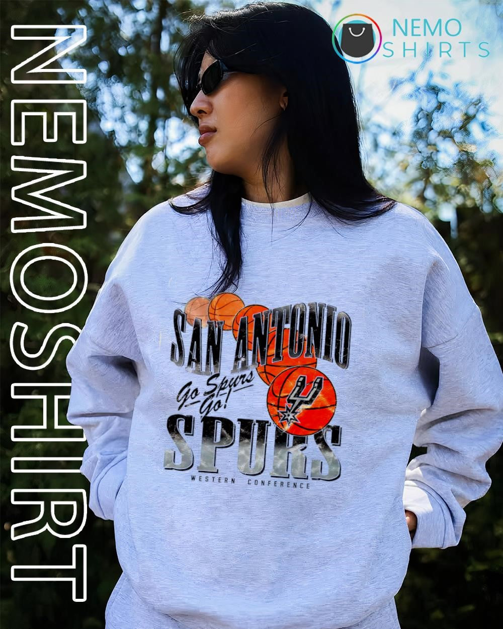 San Antonio Spurs baller bounce logo shirt