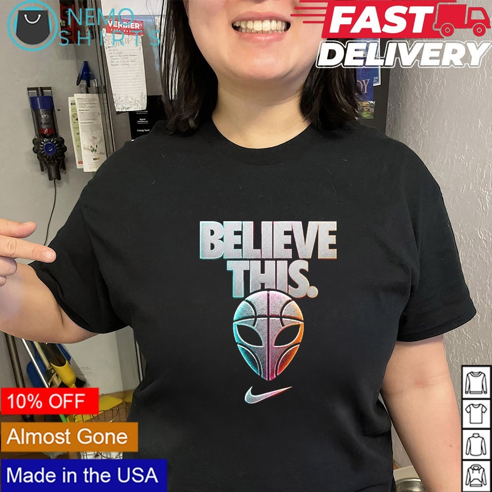 San Antonio Spurs believe this alien mask shirt
