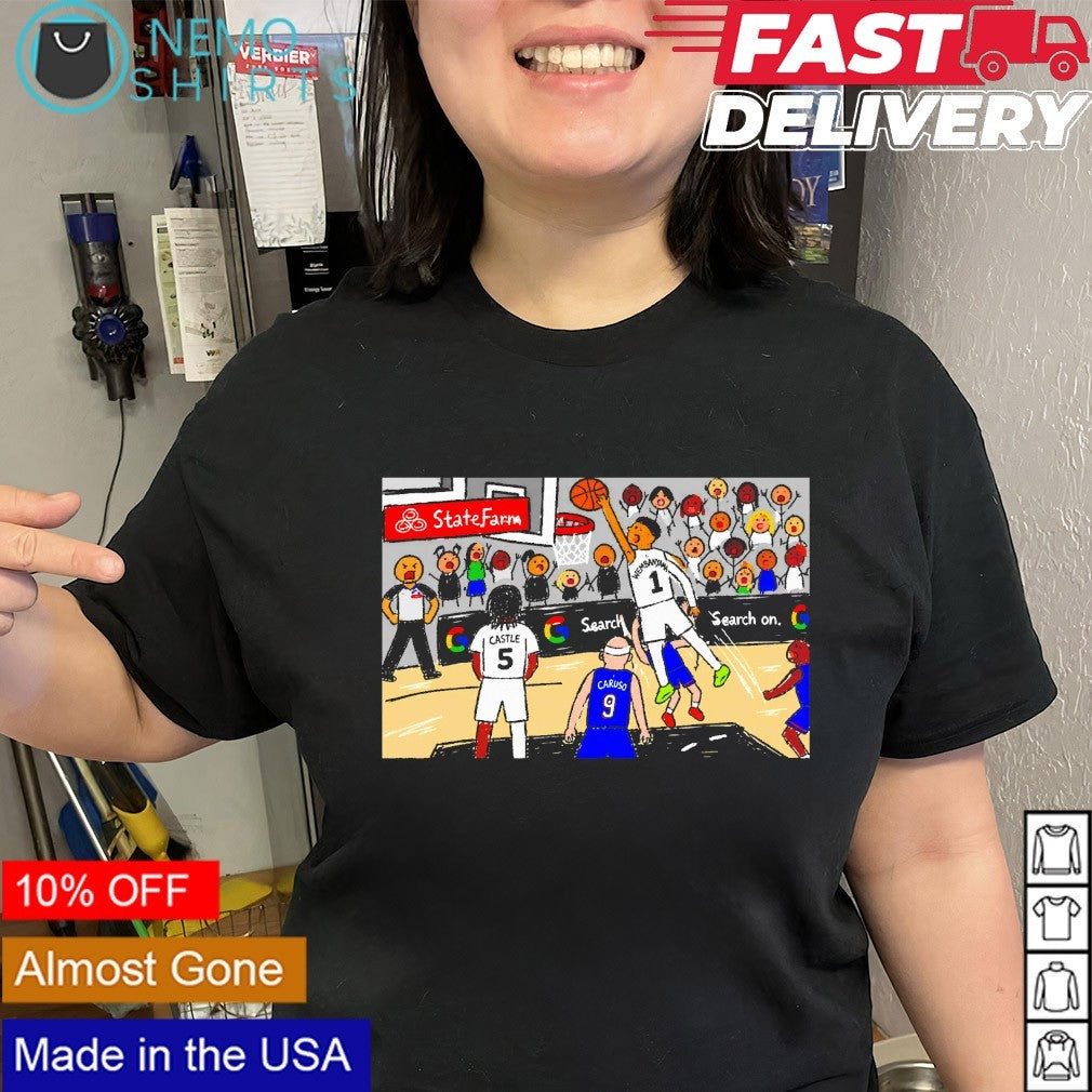 San Antonio Spurs vs OKC Thunder Wemby slam dunk shirt
