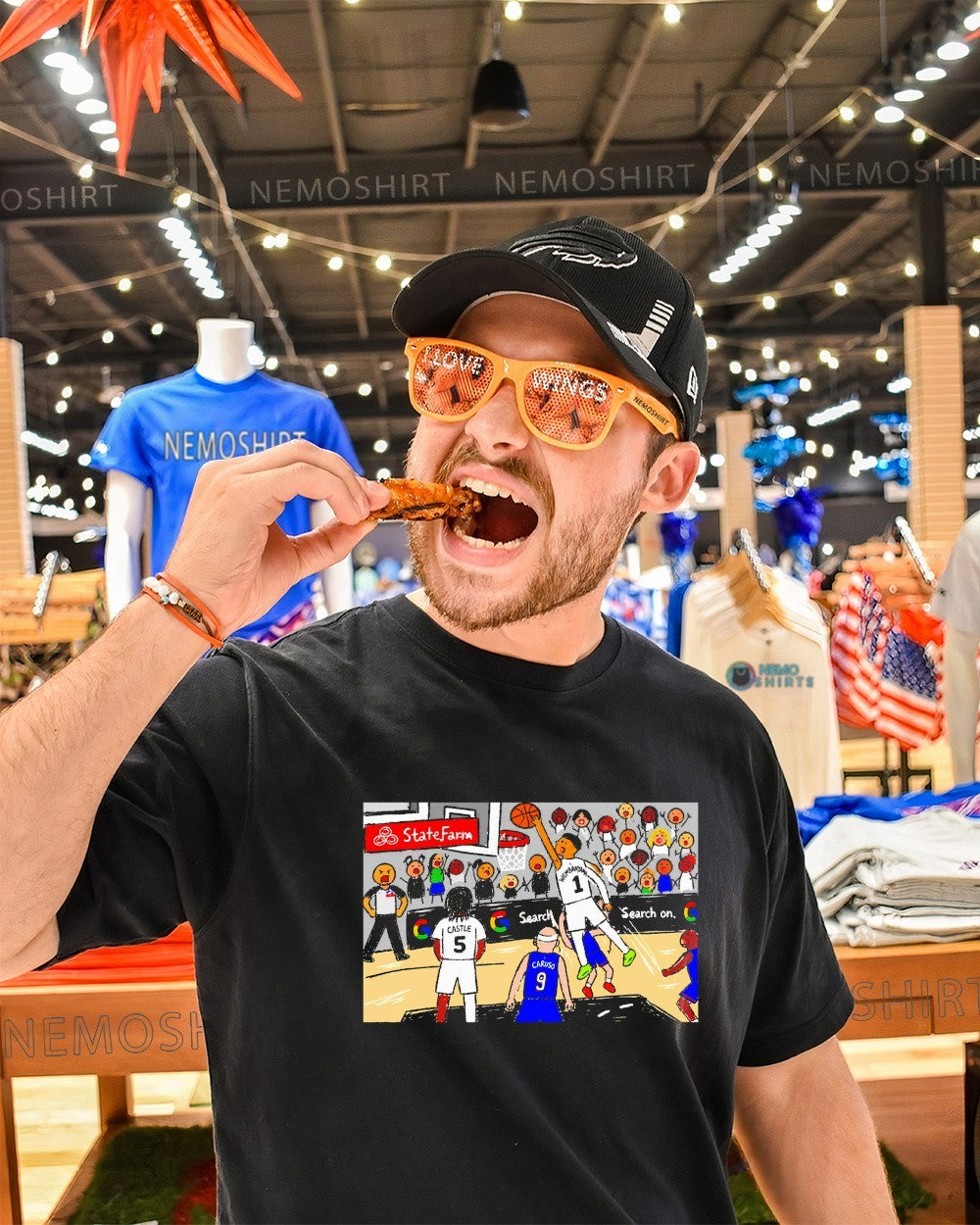 San Antonio Spurs vs OKC Thunder Wemby slam dunk shirt