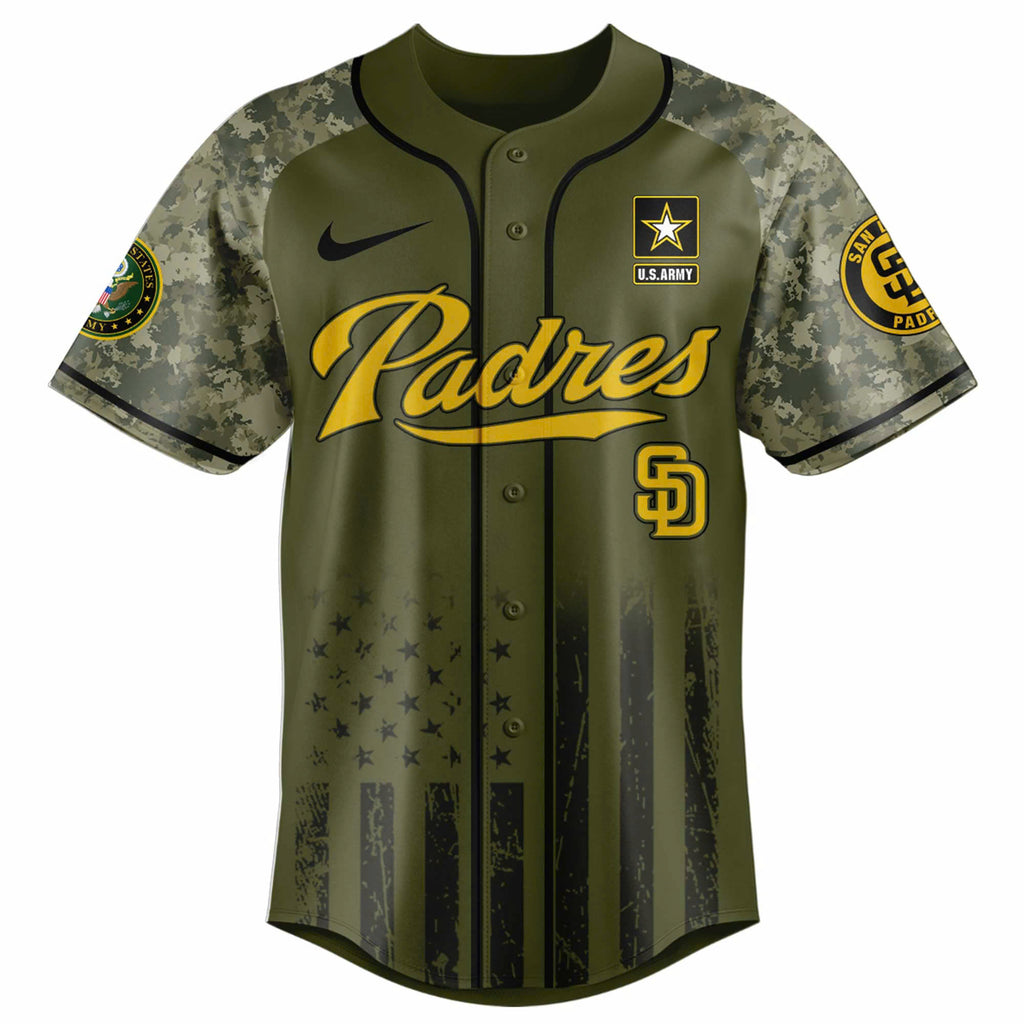 San Diego Padres MLB 250 U.S. Army Jersey