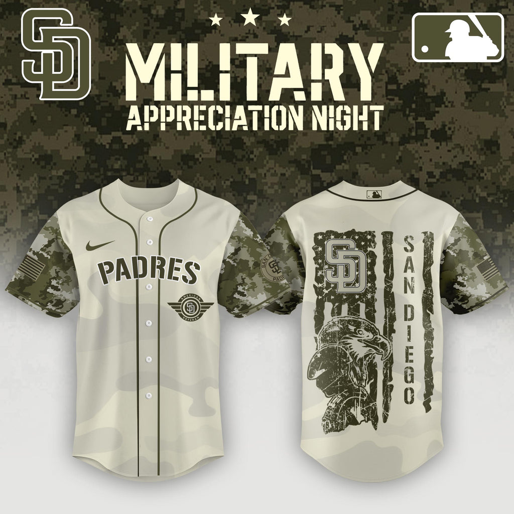 San Diego Padres Armed Forces Day Jersey
