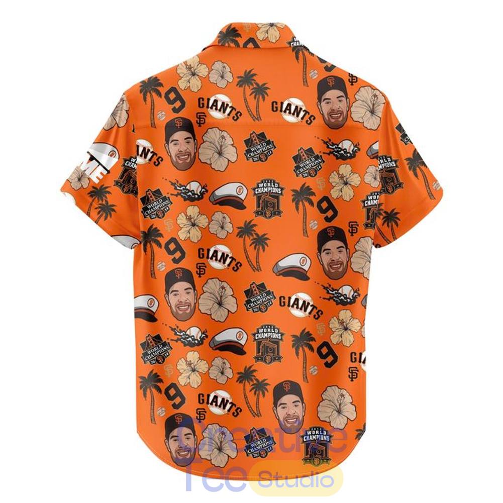 San Francisco Giants Brandon Belt Celebration Day Aloha Shirt