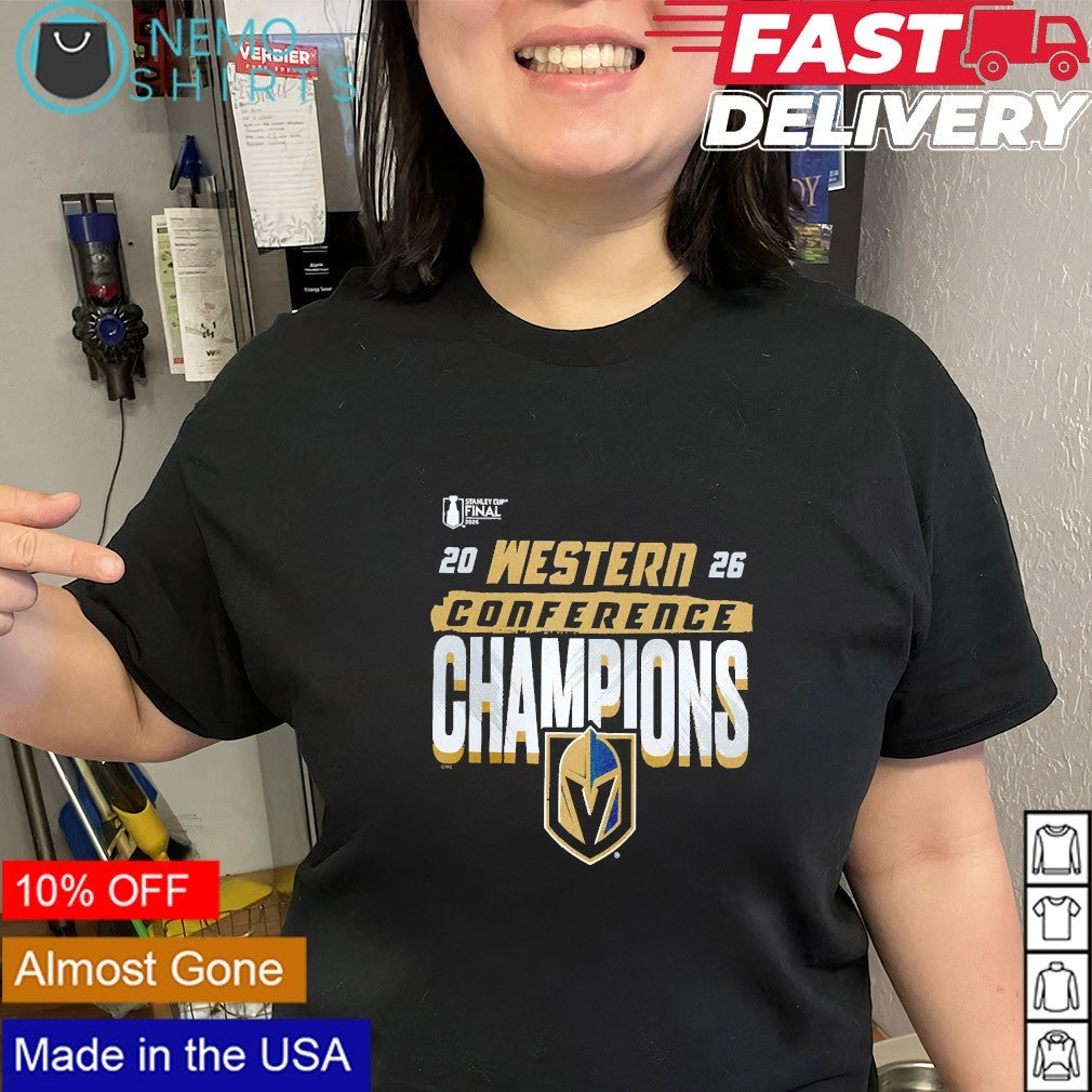 Satanley Cup Final 2026 Western Conference champions Vegas Golden Knights shirt
