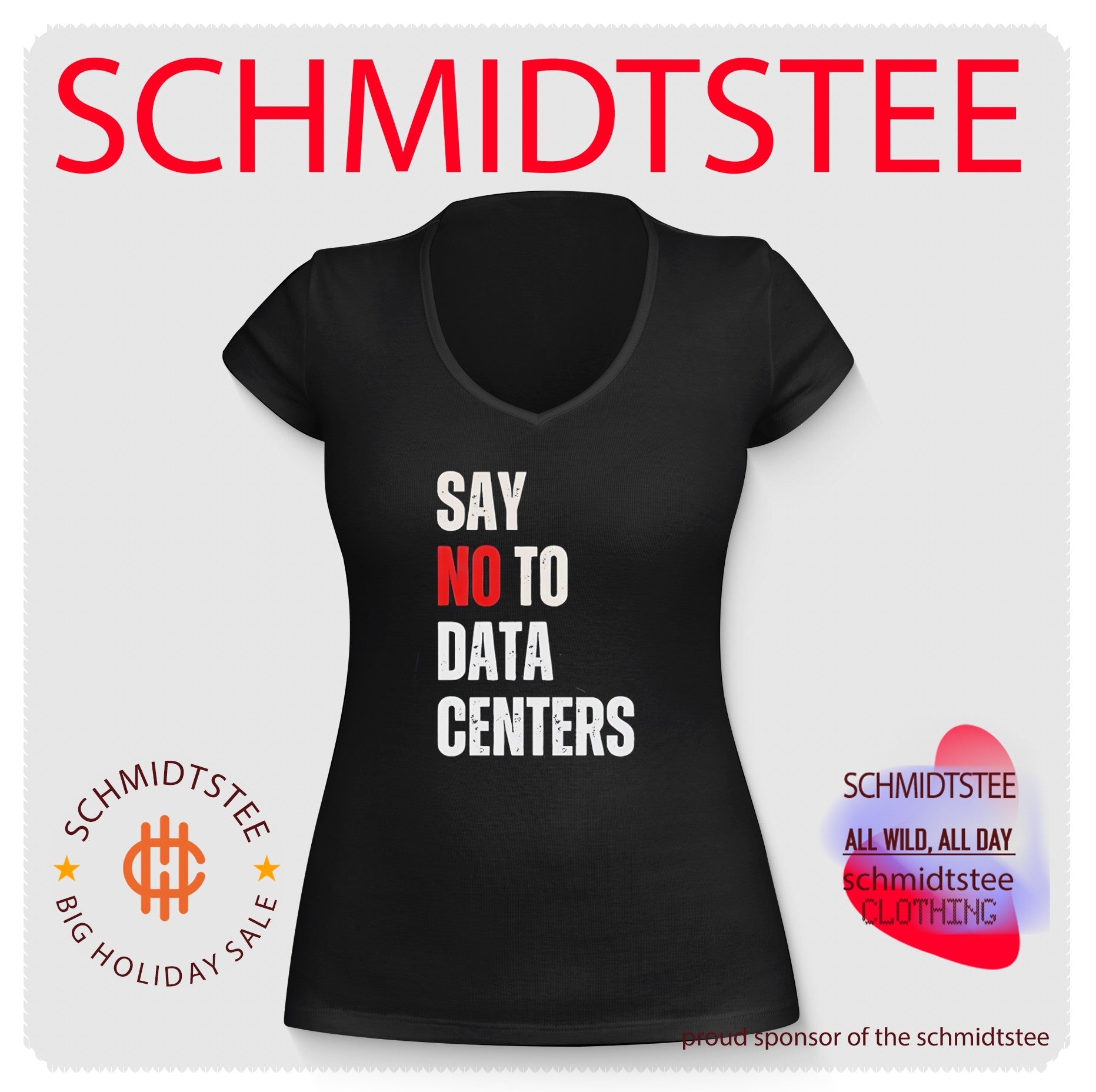 Say no to data centers vintage shirt