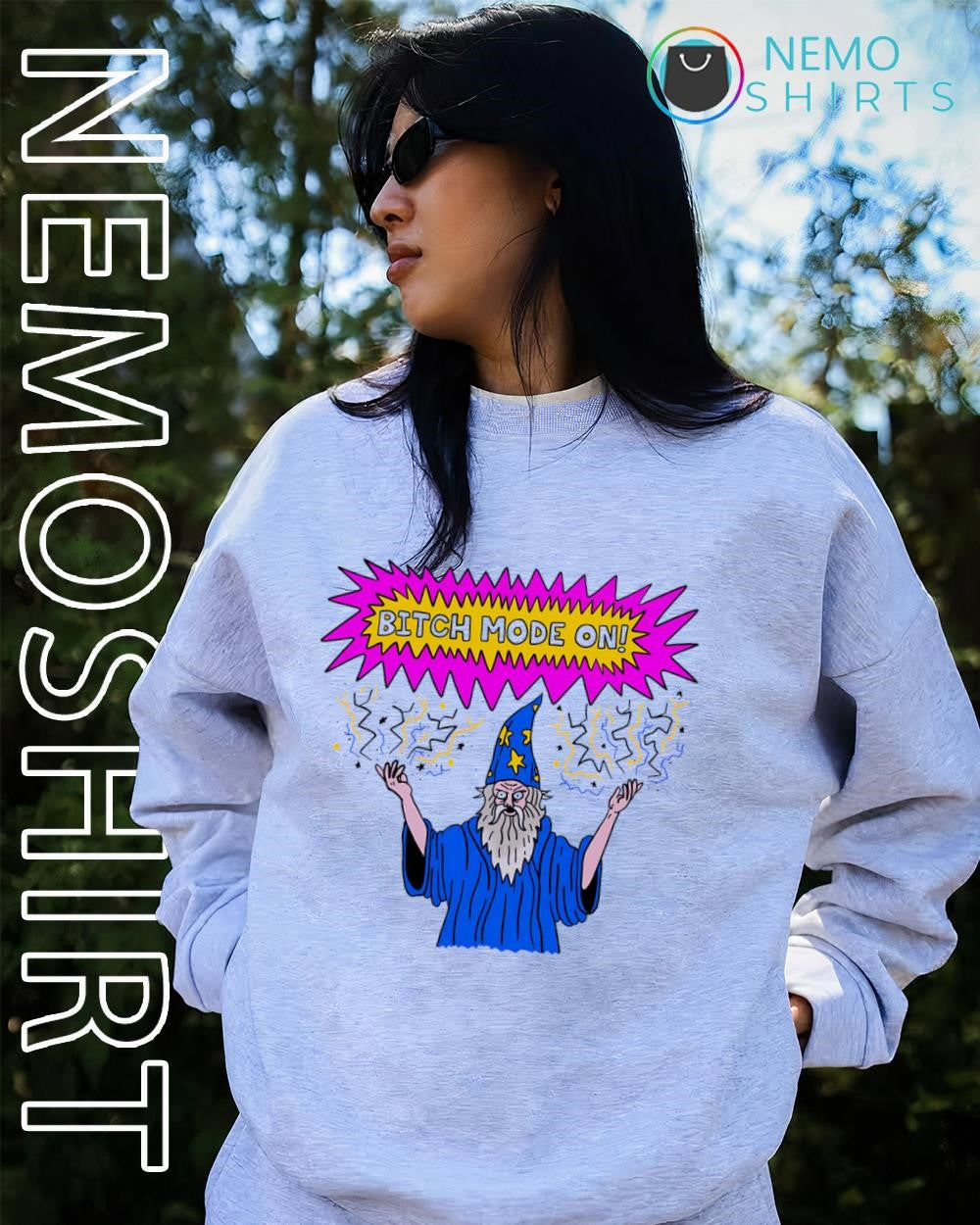 Science Wizard bitch mode on shirt