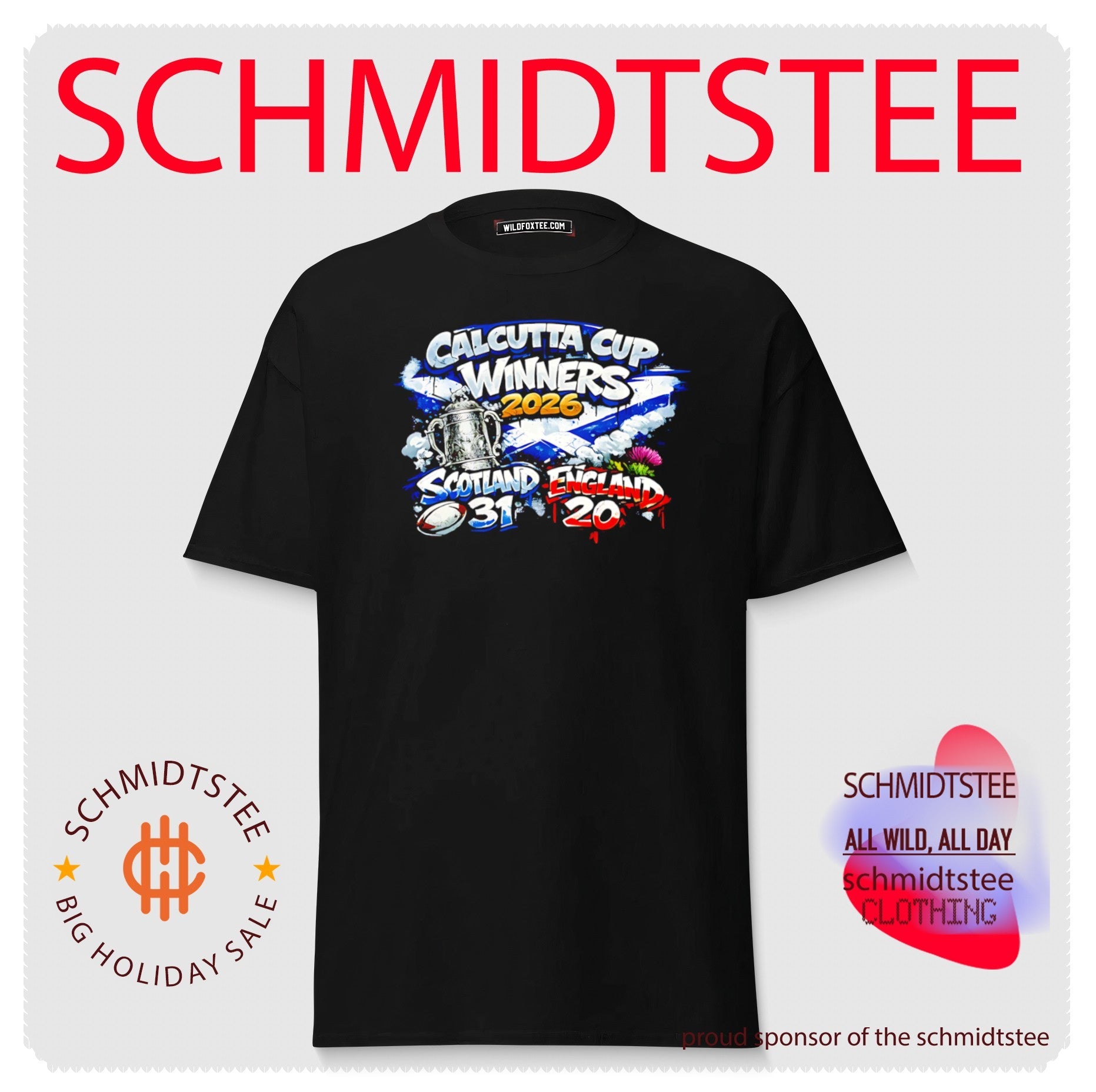 Scotland Calcutta Cup Winners 2026 shirt