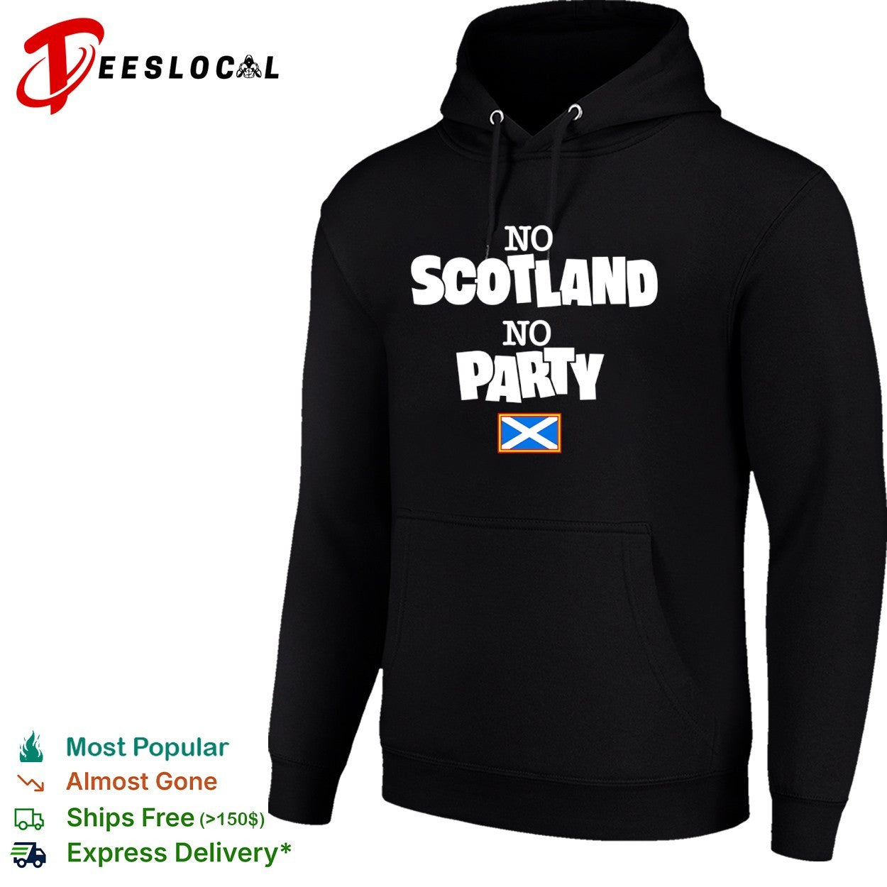 Scotland flag no Scotland no party shirt