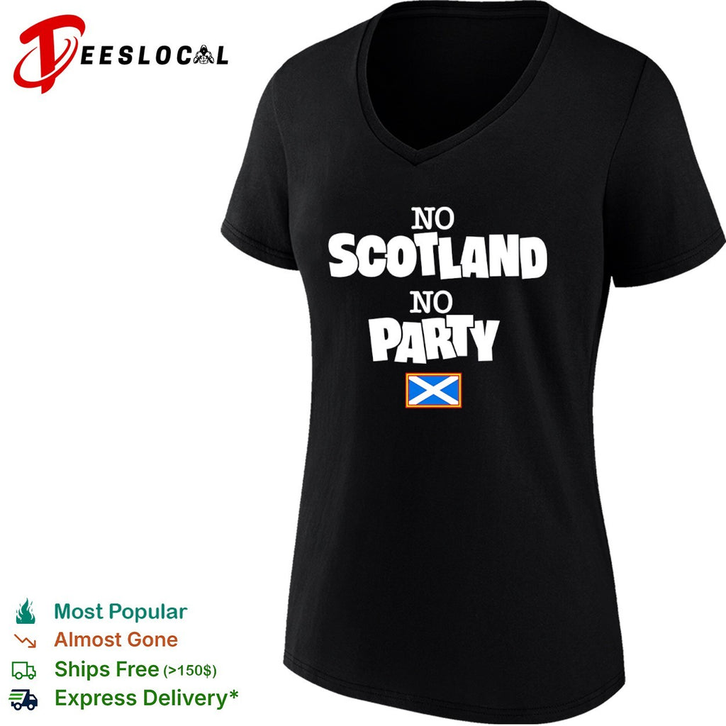Scotland flag no Scotland no party shirt