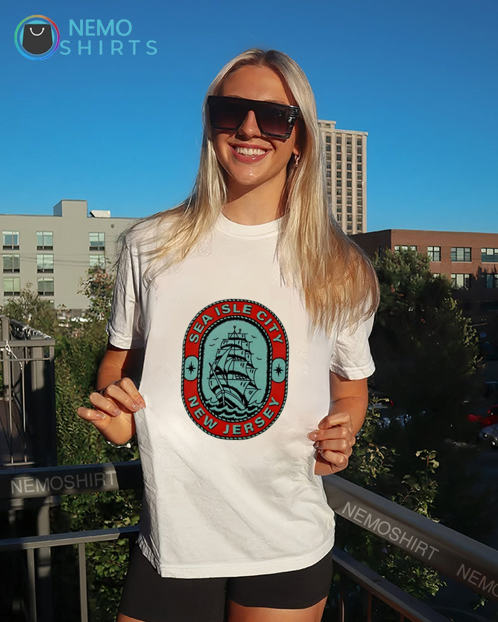 Sea Isle City new jersey nautical ship shirt