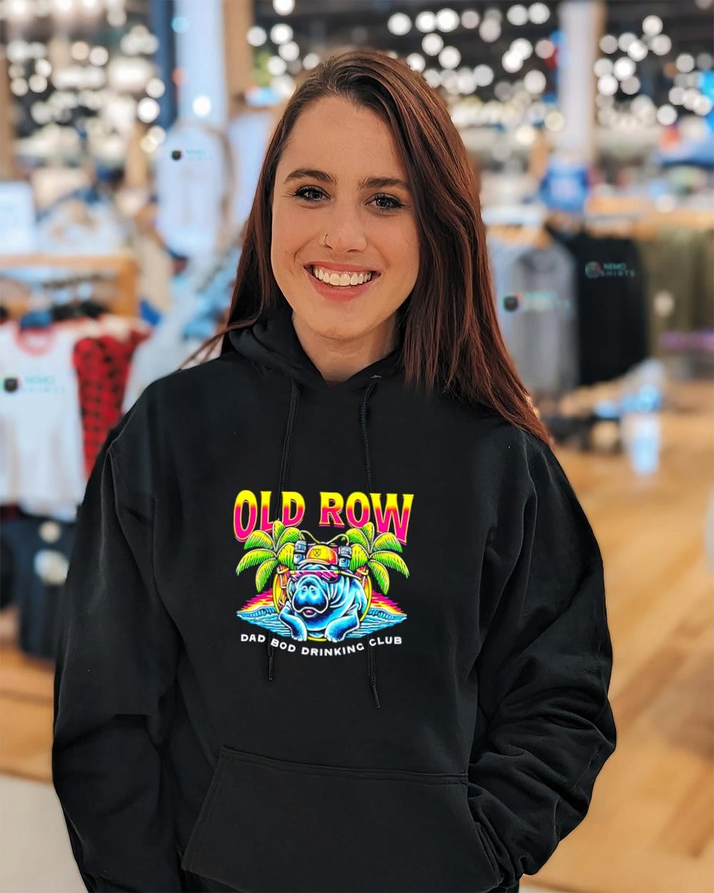 Sea lions the party manatee dad bod drinking club shirt