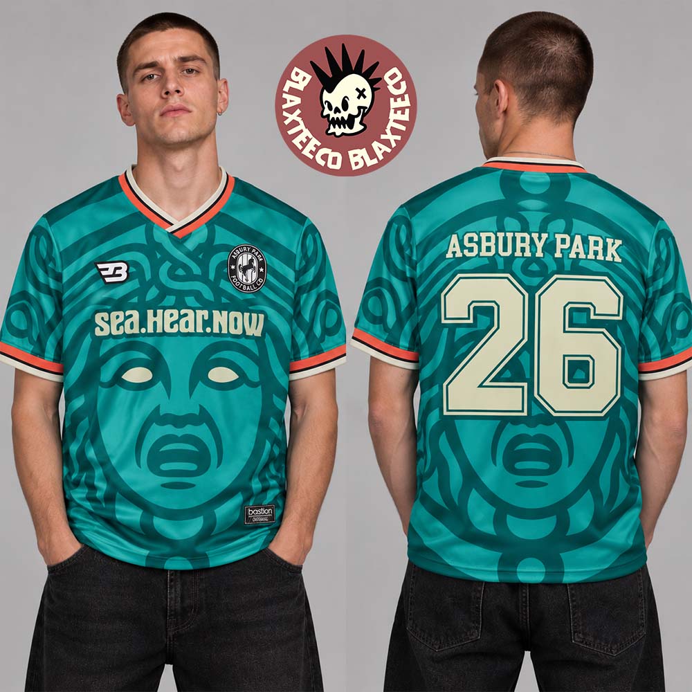 Sea.Hear.Now Festival 2026 X APFC Asbury Park New Jersey Merch Medusa Soccer Jersey