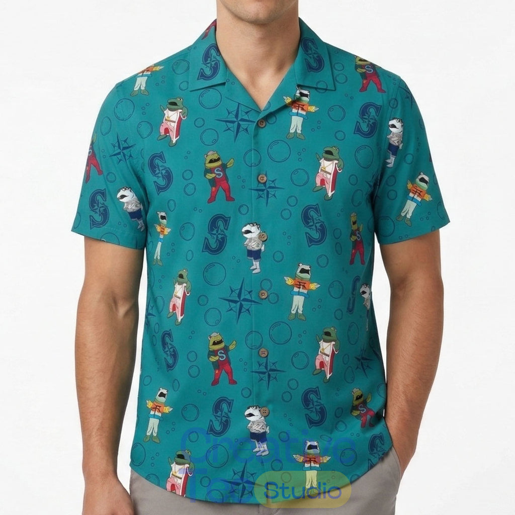 Seattle Mariners 2026 Salmon Run Aloha Shirt