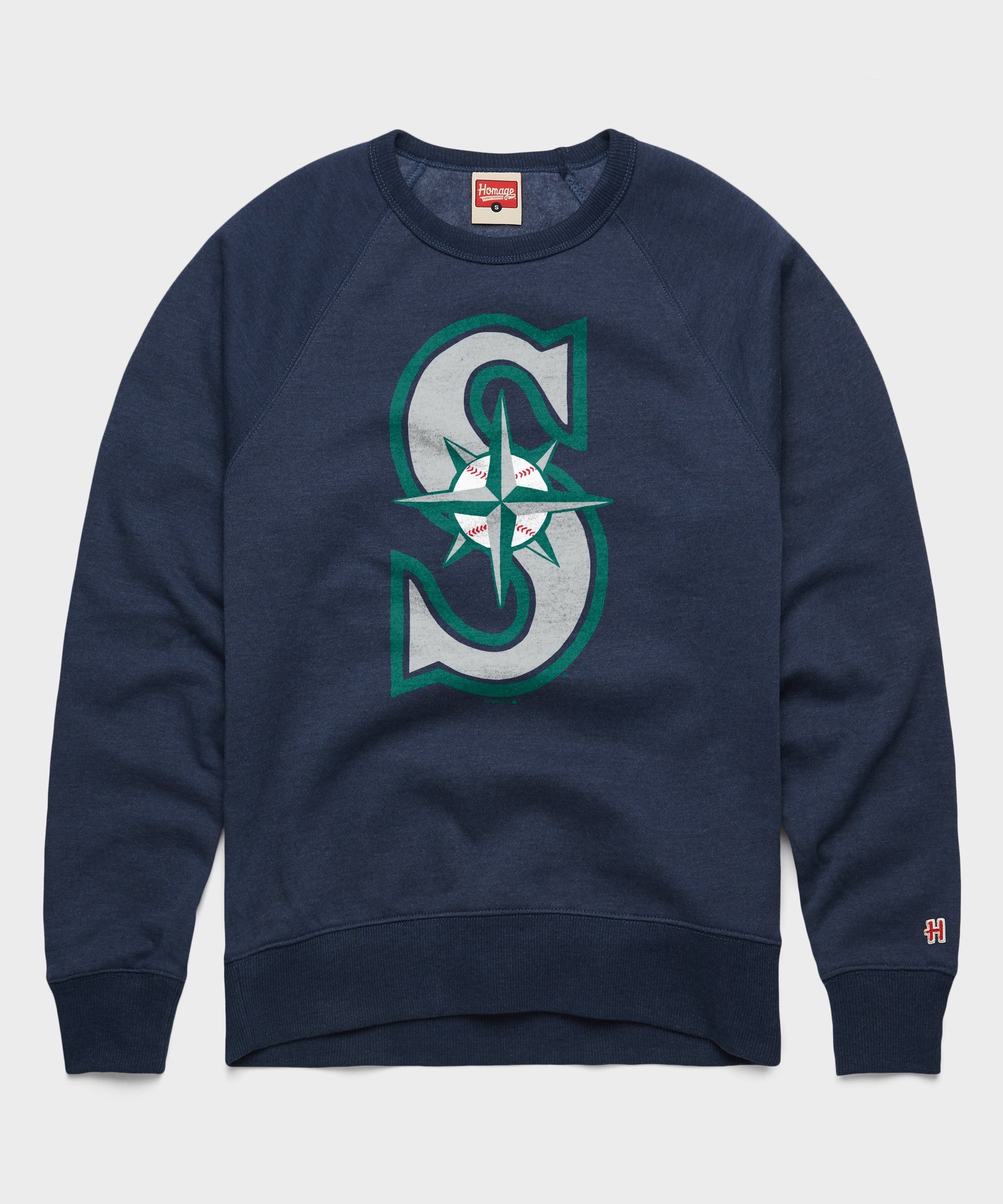 Seattle Mariners Cap Logo '93 Crewneck