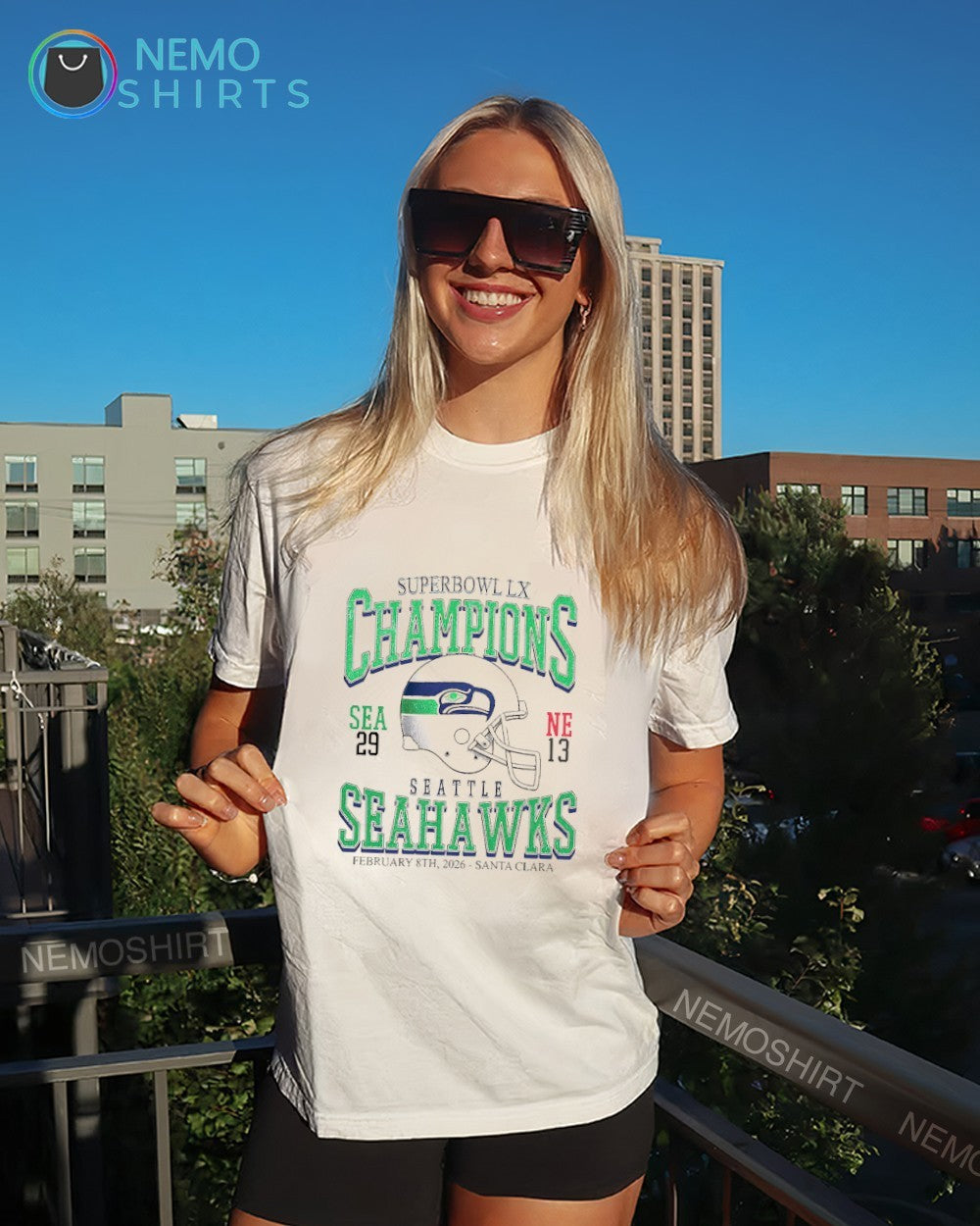 Seattle Seahawks Super Bowl LX champions Sea 29 NE 13 shirt