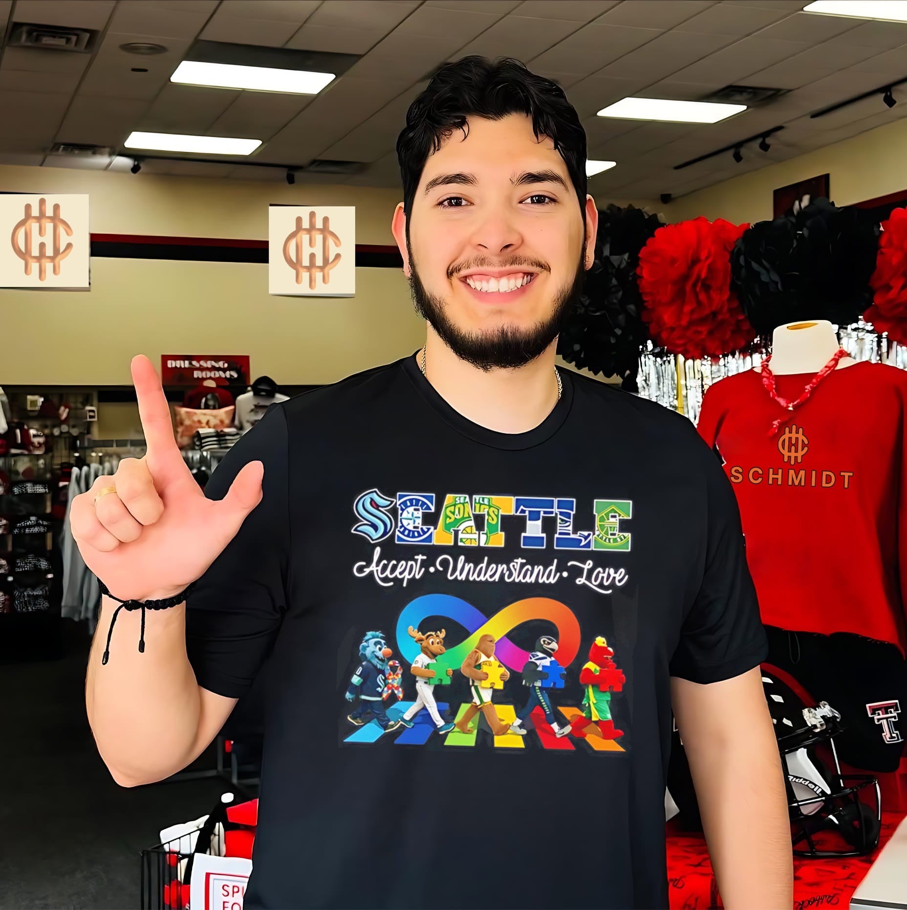 Seattle Sports accept understand love mascot shirt